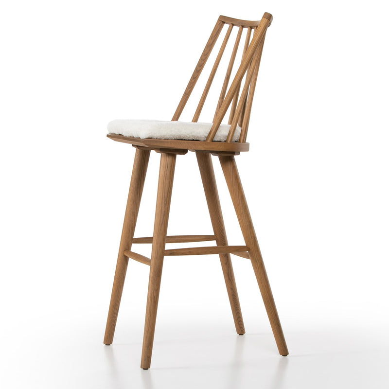 media image for Lewis Windsor Bar Stool with Cushion by BD Studio 214