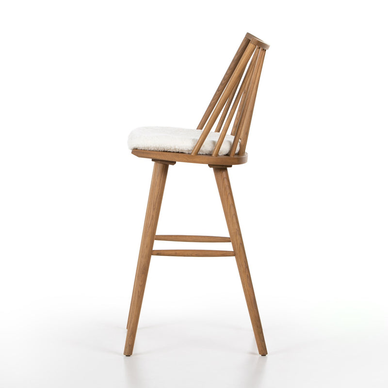 media image for Lewis Windsor Bar Stool with Cushion by BD Studio 217