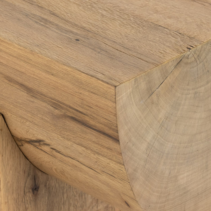 media image for elbert console table rustic oak veneer 5 216