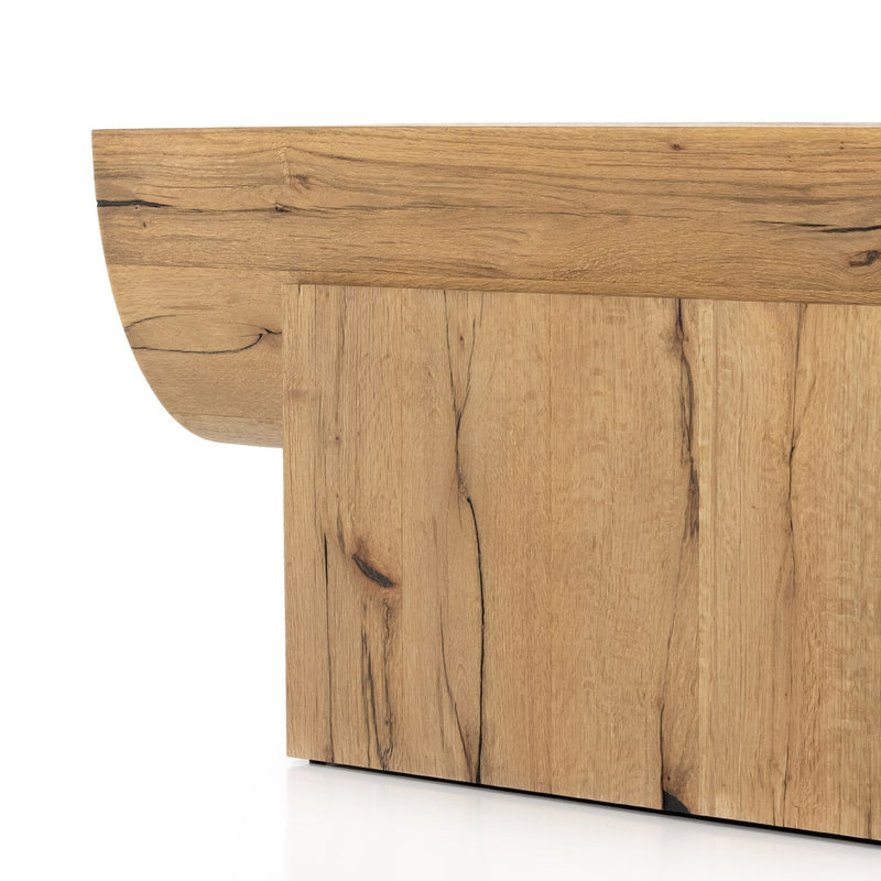 media image for elbert console table rustic oak veneer 8 210