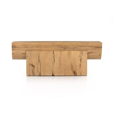 product image for elbert console table rustic oak veneer 11 16