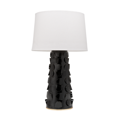 product image for naomi 1 light table lamp by mitzi hl335201 blk gl 2 36