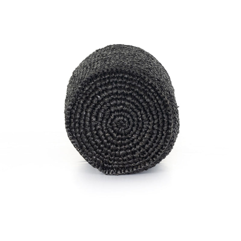 media image for woven palm round lumbar pillow by bd studio 231458 002 5 286