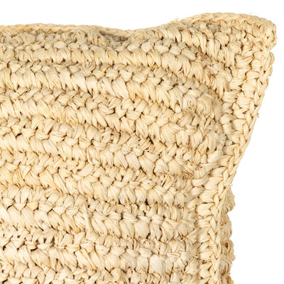 product image for woven palm pillow by bd studio 231459 005 12 86