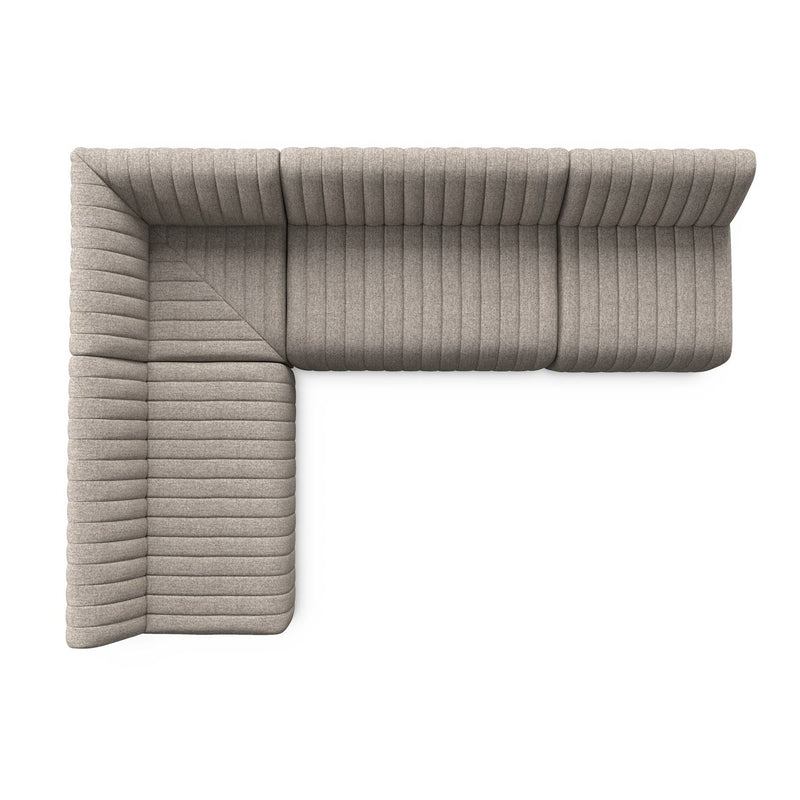 media image for Augustine Dining Banq L Sectional 20 250