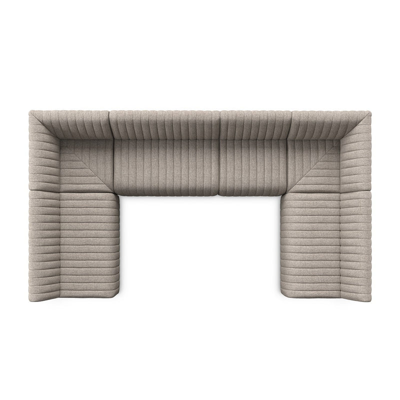 media image for Augustine Dining Banq U Sectional 17 267