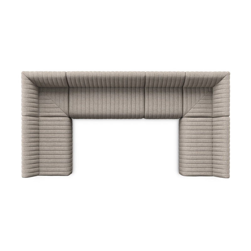 media image for Augustine Dining Banq U Sectional 18 258
