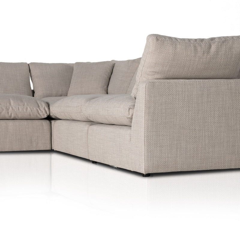 media image for Stevie 4 Piece Sectional w/ Ottoman 9 296
