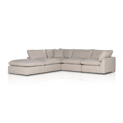 product image for Stevie 4 Piece Sectional w/ Ottoman 1 72