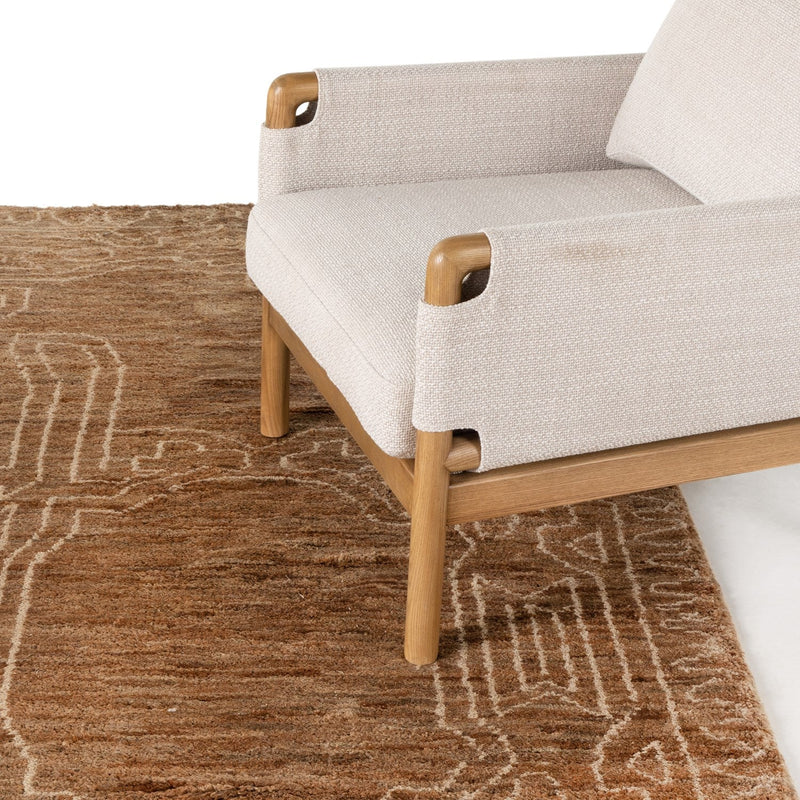 media image for tozi hand knotted jute brown rug by bd studio 235218 002 6 286