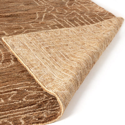 product image for tozi hand knotted jute brown rug by bd studio 235218 002 3 26
