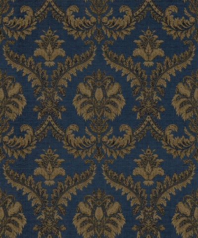 product image of Sample Damasco Wallpaper in Blue 589