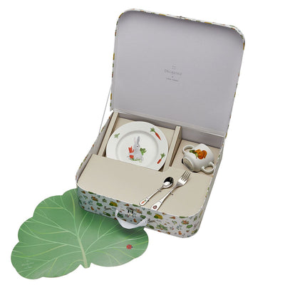 product image of Friends of the Vegetable Garden Suitcase Plate & Mug Set  by Degrenne Paris 510