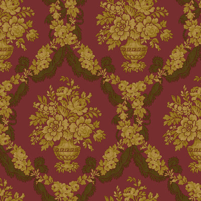 product image of Sample Damasco Wallpaper in Rosso 557