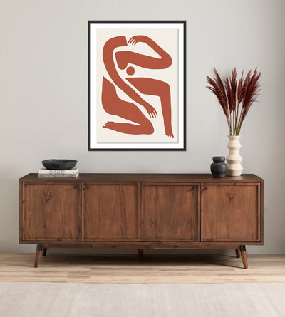 product image for Brown Body Abstract by Roseanne Kenny 8 88