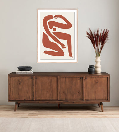 product image for Brown Body Abstract by Roseanne Kenny 7 81