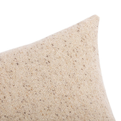 product image for Stonewash Hasselt Taupe Linen Pillow 63