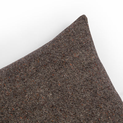 product image for Stonewash Hasselt Ebony Linen Pillow 78