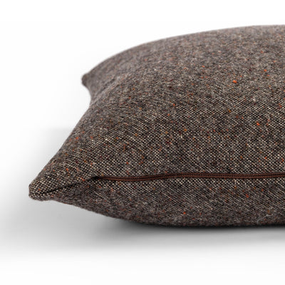 product image for Stonewash Hasselt Ebony Linen Pillow 62
