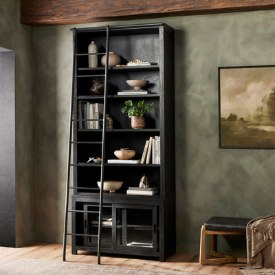 product image for Admont Bookcase & Ladder 36