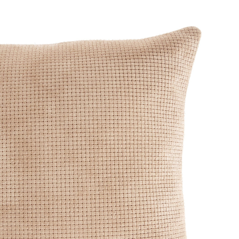 media image for Angela Beige Suede Pillow 221