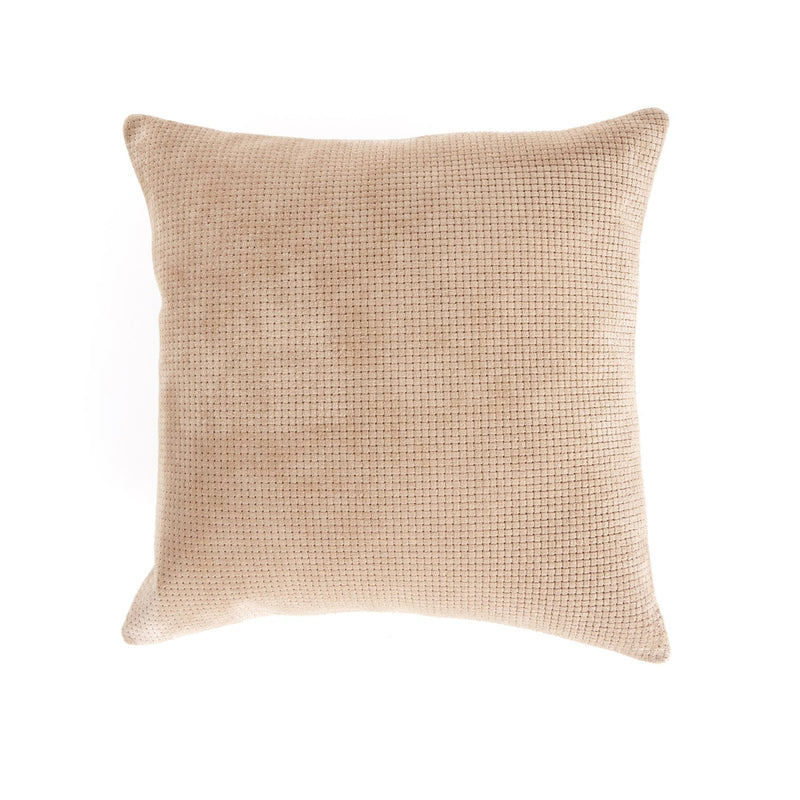 media image for Angela Beige Suede Pillow 273
