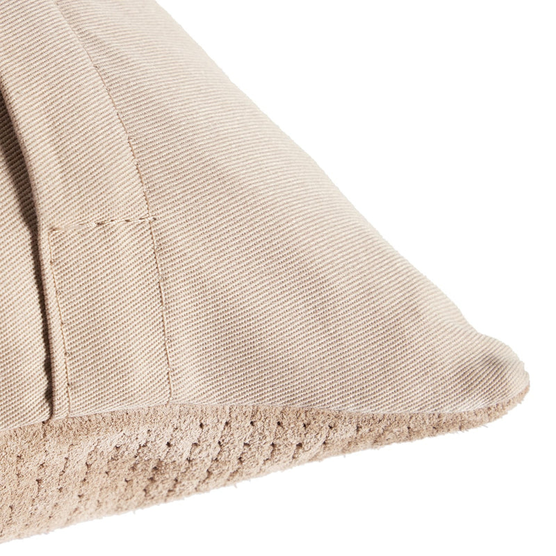 media image for Angela Beige Suede Pillow 251