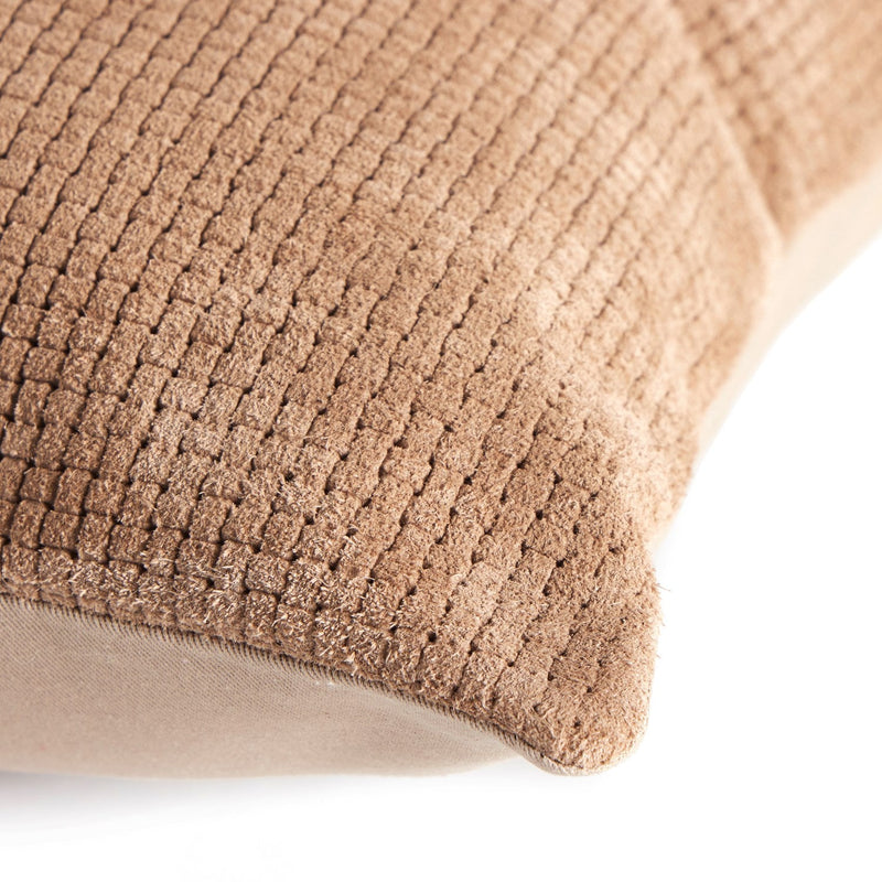 media image for Angela Tan Suede Pillow 210