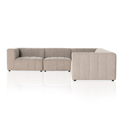 product image for langham channeled 5 piece sectional in napa sandstone 3 62