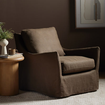 product image for Monette Slipcover Swivel Chair 27 41