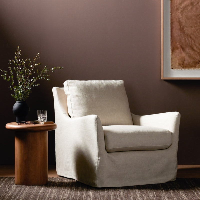 media image for Monette Slipcover Swivel Chair 26 244