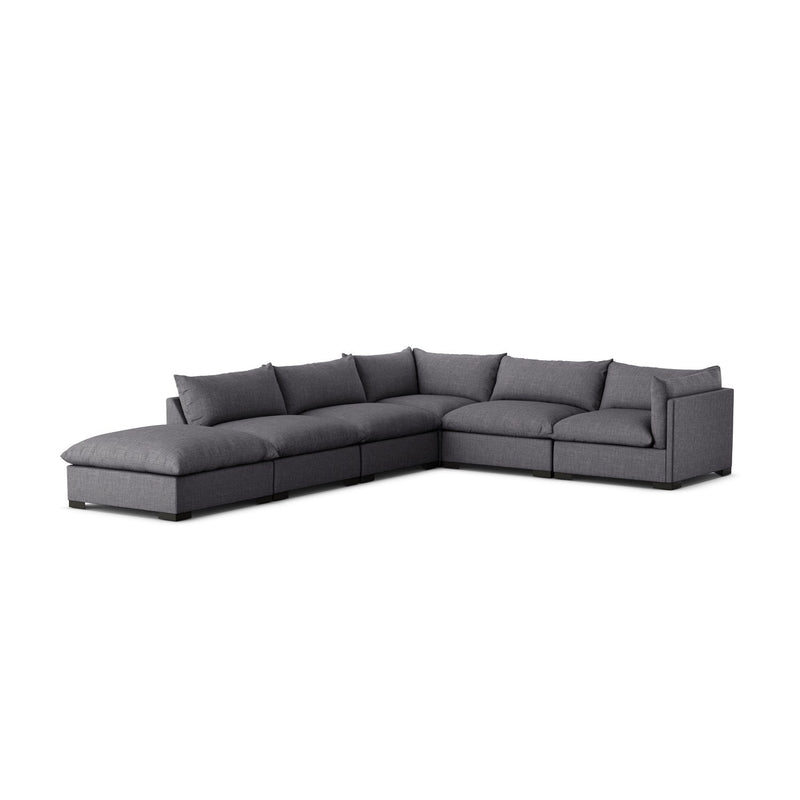 media image for Westwood 5 Piece Sectional w/ Ottoman 2 278