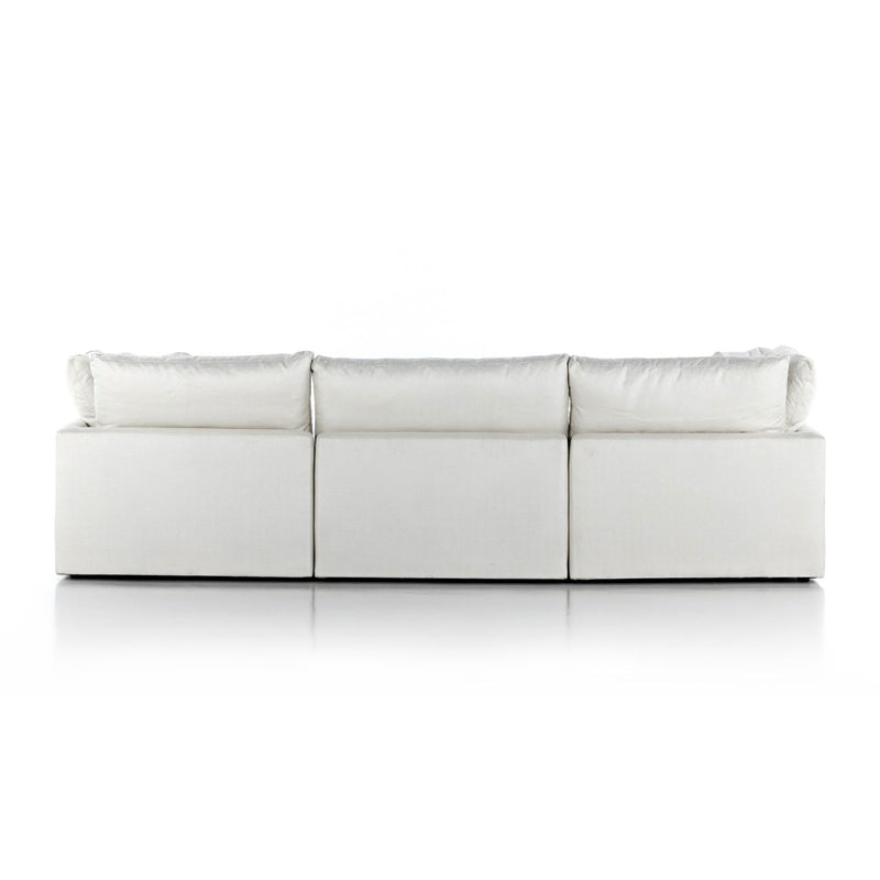 media image for Stevie 3-Piece Sectional Sofa w/ Ottoman in Various Colors Alternate Image 4 255