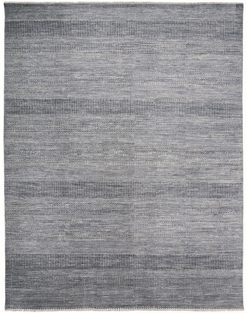 media image for Caldecott Hand Knotted Steel and Silver Gray Rug by BD Fine Flatshot Image 1 284