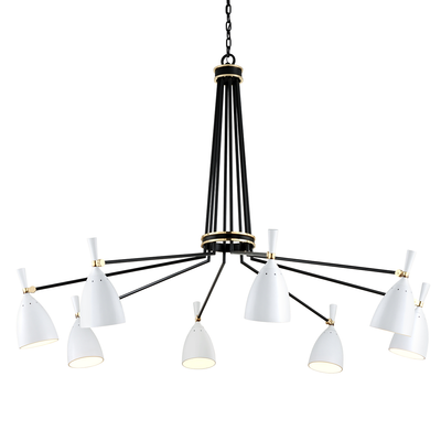 product image for Utopia 8-Light Chandelier 1 61