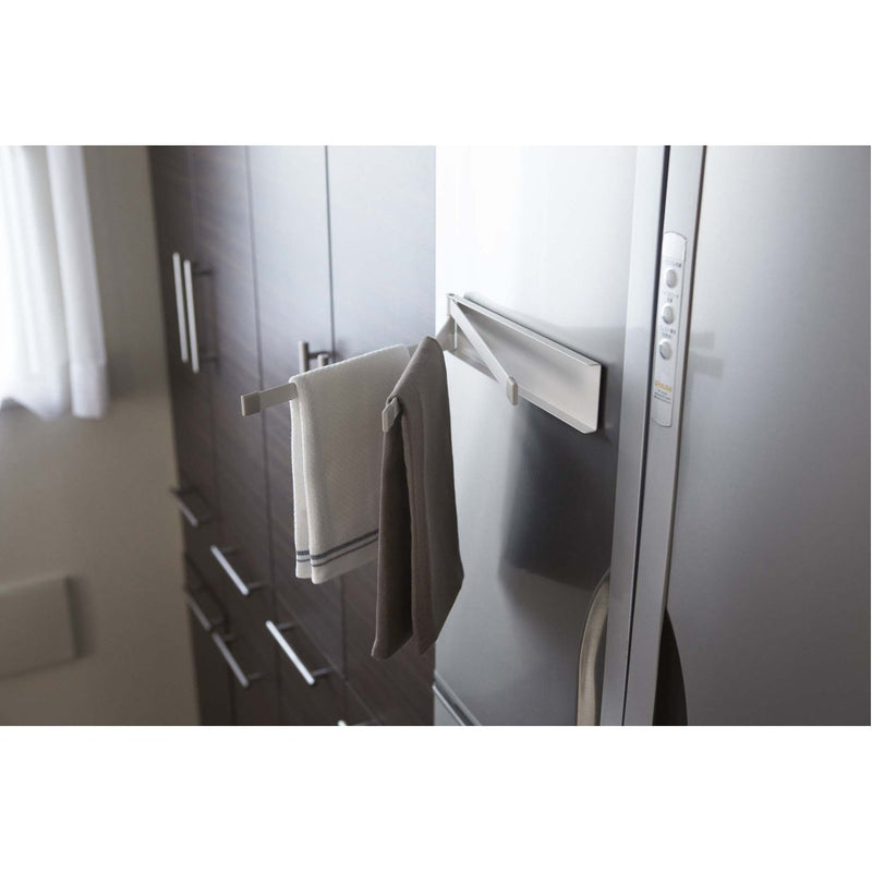 media image for Plate Magnet Dish Towel Hanger by Yamazaki 291