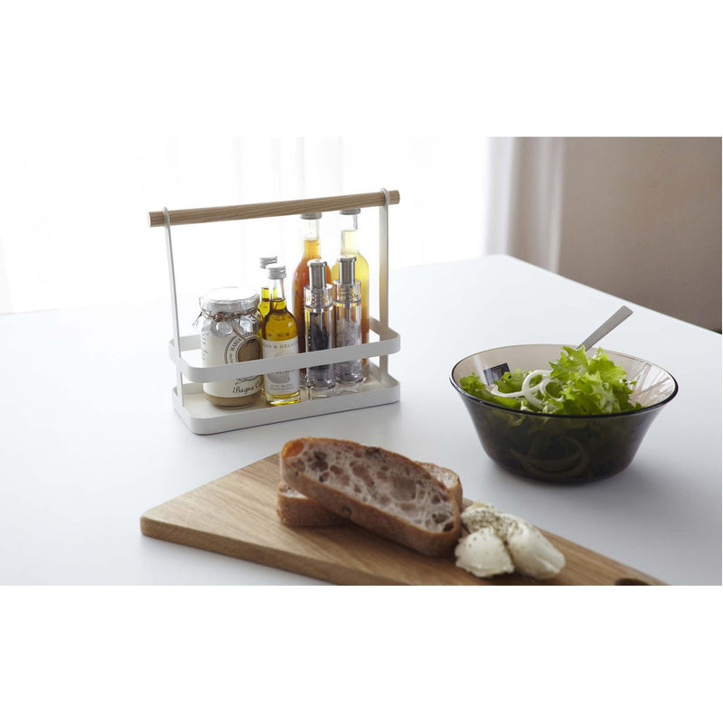 media image for Tosca Tabletop Spice Rack - Wood Accent by Yamazaki 295