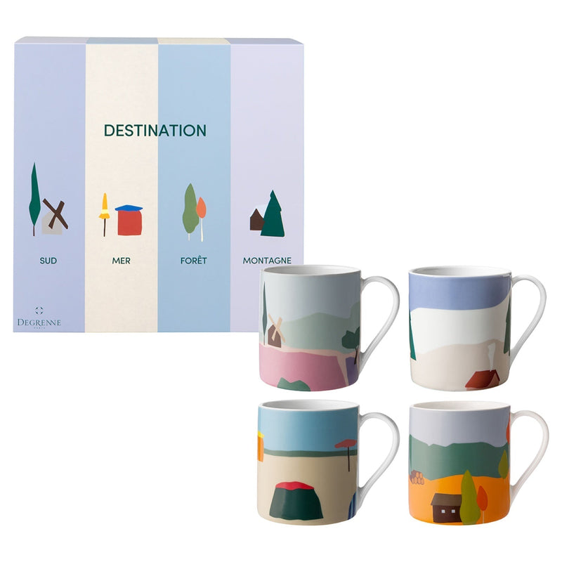 media image for Destination Mugs - Set of 4 218