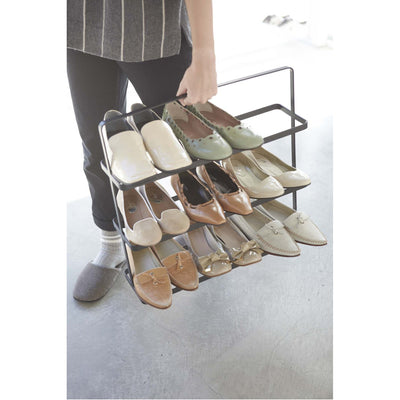 product image for Tower 3-Tier Slim Portable Shoe Rack - Wide by Yamazaki 34