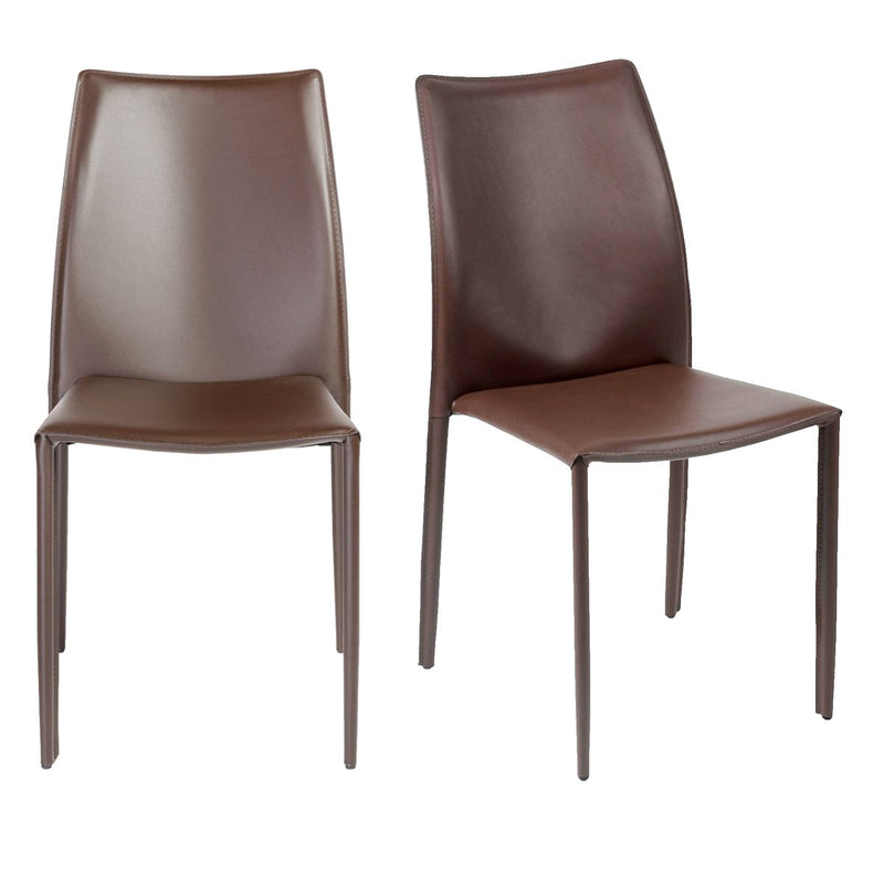 media image for Dalia Stacking Side Chair in Various Colors - Set of 2 Alternate Image 5 285