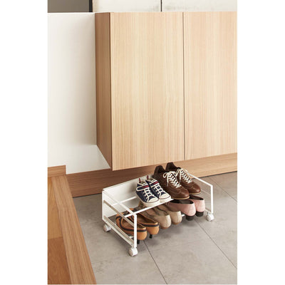 product image for Frame Rolling Low-Profile Hidden Shoe Storage - Steel by Yamazaki 19