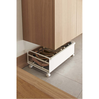 product image for Frame Rolling Low-Profile Hidden Shoe Storage - Steel by Yamazaki 70