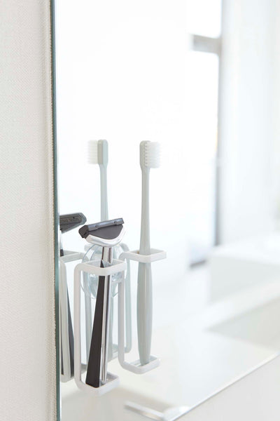 product image for Tower Suction Cup Mounted Toothbrush Holder by Yamazaki 6
