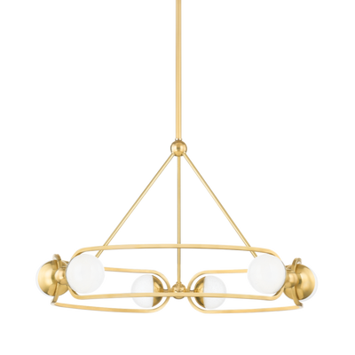 product image of hartford 6 light chandelier by hudson valley lighting 2531 agb 1 594