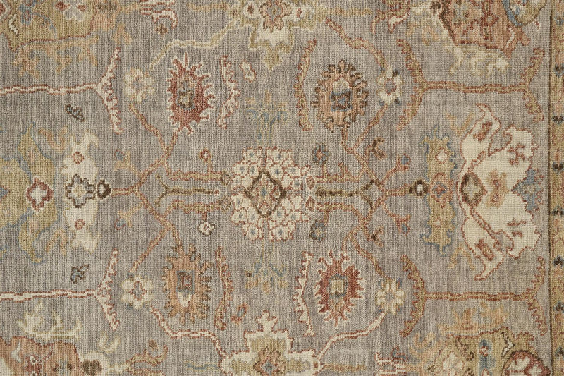 media image for Irie Hand Knotted Gray and Brown Rug by BD Fine Texture Image 1 265