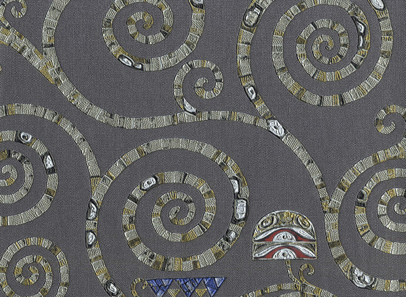 media image for Stoclet Wallpaper in Charcoal 268