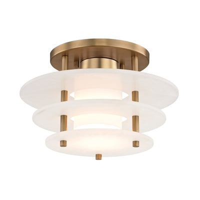 product image of gatsby led flush mount 9012f design by hudson valley lighting 1 542