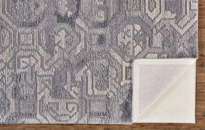 product image for Palatez Hand Tufted Light and Dark Gray Rug by BD Fine Fold Image 1 14
