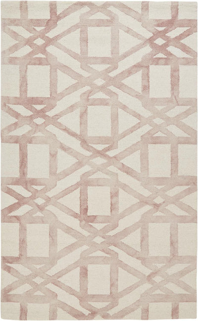 product image of Marengo Hand Tufted Pink and Ivory Rug by BD Fine Flatshot Image 1 537