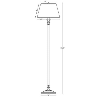 product image for Wilton Club Floor Lamp by Robert Abbey 27